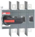 Front operated switch-disconnectors with wide phase distance and pistol handle