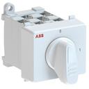 OC25 Cam switch, Ith=25A, ON-OFF, 2-contacts, DIN-rail and screw base mounting, Grey Modular handle