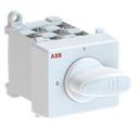 OC25 Cam switch, Ith=25A, ON-OFF, 2-contacts, DIN-rail and screw base mounting, Grey Modular handle