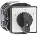 3-pole change-over cam switch with 1+2 middle position