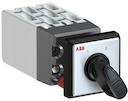 OC10 Cam switch, Ith=10A, Change-Over, 6-contacts, Snap-on door mounting, Black Basic handle