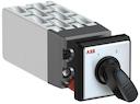 OC10 Cam switch, Ith=10A, Change-Over, 8-contacts, Snap-on door mounting, Black Basic handle