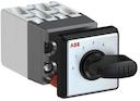 OC10 Cam switch, Ith=10A, Multi-Step, 4-contacts, Snap-on door mounting, Black Basic handle
