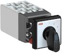 OC10 Cam switch, Ith=10A, Multi-Step, 6-contacts, Snap-on door mounting, Black Basic handle