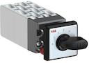 OC10 Cam switch, Ith=10A, Multi-Step, 8-contacts, Snap-on door mounting, Black Basic handle
