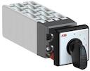 OC10 Cam switch, Ith=10A, Multi-Step, 9-contacts, Snap-on door mounting, Black Basic handle