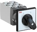 OC25 Cam switch, Ith=25A, Change-Over, 8-contacts, Snap-on door mounting, Black Basic handle