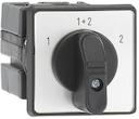 3-pole change-over cam switch with 1+2 middle position
