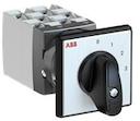OC25 Cam switch, Ith=25A, Multi-Step, 6-contacts, Snap-on door mounting, Black Basic handle