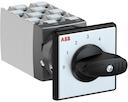 OC25 Cam switch, Ith=25A, Multi-Step, 8-contacts, Snap-on door mounting, Black Basic handle