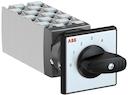 OC25 Cam switch, Ith=25A, Multi-Step, 12-contacts, Snap-on door mounting, Black Basic handle