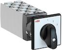OC25 Cam switch, Ith=25A, Multi-Step, 12-contacts, Snap-on door mounting, Black Basic handle