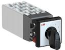 OC10 Cam switch, Ith=10A, Multi-Step, 8-contacts, Snap-on door mounting, Black Basic handle