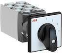 OC25 Cam switch, Ith=25A, Multi-Step, 8-contacts, Snap-on door mounting, Black Basic handle