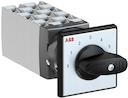 OC25 Cam switch, Ith=25A, Multi-Step, 10-contacts, Snap-on door mounting, Black Basic handle