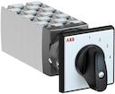 OC25 Cam switch, Ith=25A, Multi-Step, 12-contacts, Snap-on door mounting, Black Basic handle