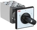 OC25 Cam switch, Ith=25A, Motor - Star delta, 8-contacts, Snap-on door mounting, Black Basic handle