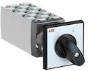 OC25 Cam switch, Ith=25A, Change-Over, 12-contacts, Snap-on door mounting, Black Basic handle