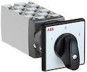 OC25 Cam switch, Ith=25A, Change-Over, 10-contacts, Snap-on door mounting, Black Basic handle