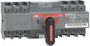 Change-over switch, motor operation, I-O-II -operation, open transition