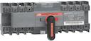 Change-over switch, motor operation, I-O-II -operation, open transition