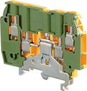 green/yellow Screw Clamp Terminal Blocks M4/6.4A.P