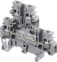 grey Screw Clamp Terminal Blocks M4/6.DE2.D equipped with two 1N 4007 diodes negative common (1000 V peak - 250 V service - 1 A)