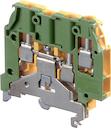 green/yellow Screw Clamp Terminal Blocks M4/6.3A.P