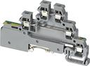 grey Screw Clamp Terminal Blocks D2.5/6.DPA1 with ground on lower level