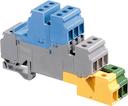 blue grey green/yellow Screw Clamp Terminal Blocks D4/6.LNTP2