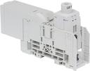 grey Power Terminal Blocks D120/42.AF 1 stud M10 + wire clamp with CHC M10 screw