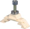 beige Railway Terminal Blocks HD10/12.F5 1 stud terminal M5 x 19,5 mm (.768") - Equipment (as per NF F 61017) : H 130 self locking nut + TREP 3L washer + washer