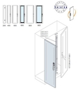 Створка двойной двери 2200x800мм ВхШ