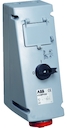 Switched interlocked socket-outlet with MCB, 6h, 32A, IP67, 3P+E