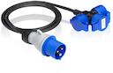 Adaptor on cable, REVE 3G 1.5, 6h, IP44, 3-ways, 2P+E