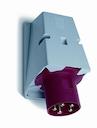 Surface inlet, 6h, 63A, IP44, 2P+E
