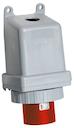 Surface inlet, 6h, 125A, IP67, 3P+E