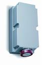Surface socket-outlet for looping, 11h, 125A, IP67, 3P+E