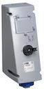 Switched interlocked socket-outlet with MCB, 6h, 16A, IP67, 2P+E