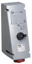Socket-outlet prepared for MCB/RCD, 6h, 32A, IP67, 2P+E