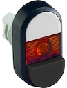 White/Black Modular Double Pushbutton