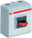 Рубильник в боксе OTP63B3P до 63A 3х-полюсный, резьба 4xPg29+2хP g11