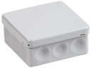 Коробка разветвительная, квадратная, 86х86 мм, IP 55, серая