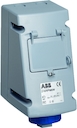 Socket-outlet with MCB, 6h, 32A, IP67, 2P+E