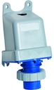 Surface inlet, 6h, 32A, IP67, 2P+E