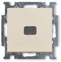 ABB BJB Basic 55 Беж Выключатель 1-клавишный с подсветкой