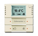 6124/01-82-500 Терморегулятор KNX с дисплеем, FM, слоновая кость