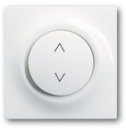 Клавиша для механизма электронного выключателя Busch-Jalousiecontrol 6411 U-101, 6411 U/S-101, 6418 U, реле 6402 U, серия impuls, цвет альпийский белый