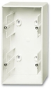 Коробка для открытого монтажа, 2-постовая, серия Basic 55, цвет chalet-white