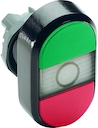 Green/Red Modular Double Pushbutton